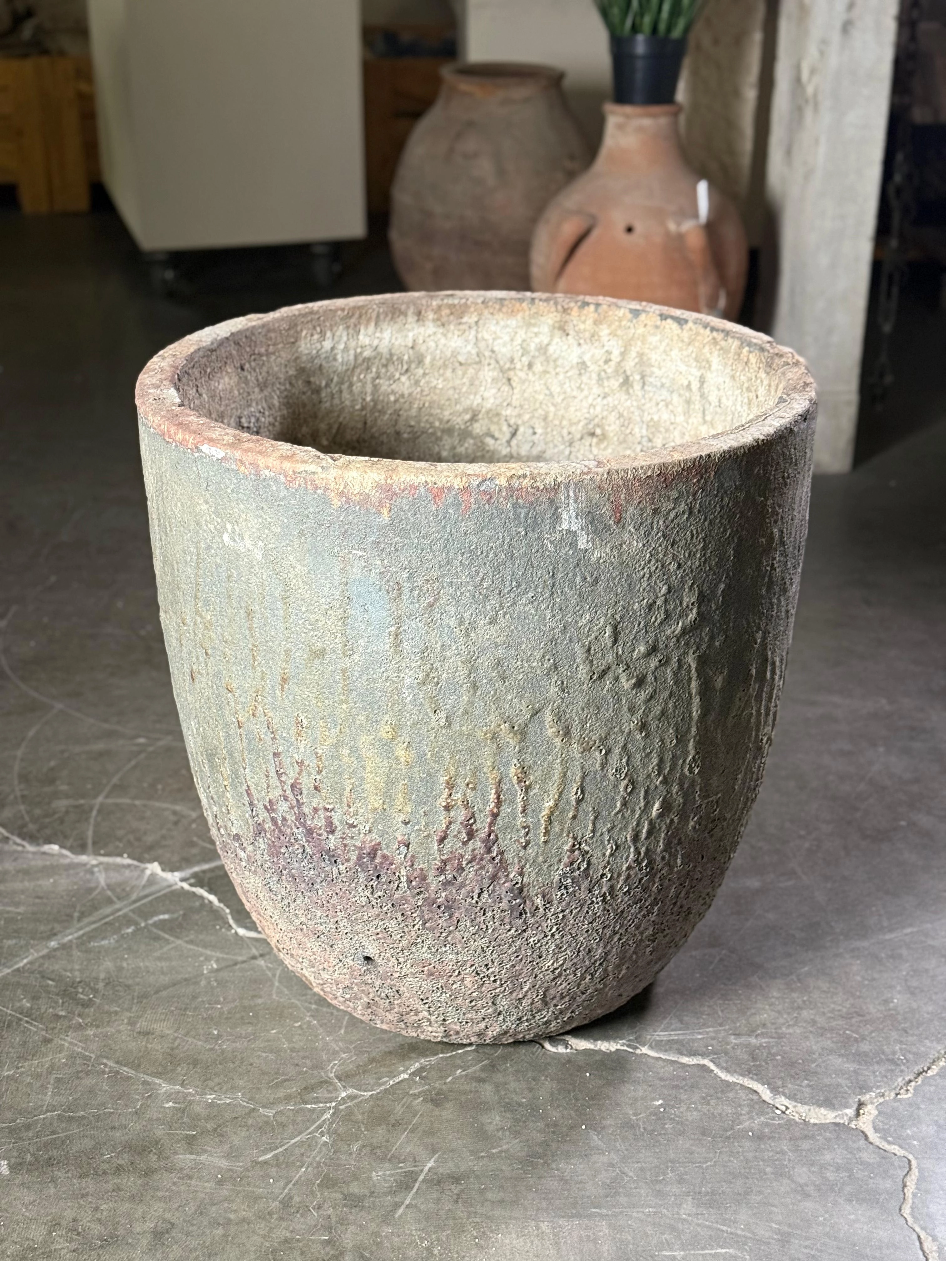 French Antique Foundry Crucibles (Pair) - Image 8